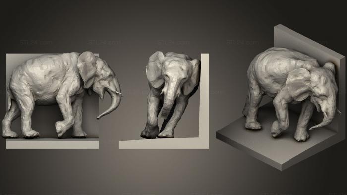 Elephant Bookends.2